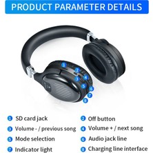 Awei A770BL Bluetooth 5.0 Stereo Kablosuz Bluetooth Kulaklık (Siyah)