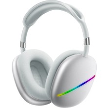 Zsykd MAX10 Rgb Bluetooth Müzik Kulaklığı - Beyaz (Yurt Dışından)
