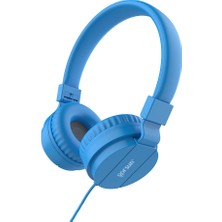 P1 Stereo Katlanabilir Bluetooth Kablosuz Kulaklık (Mavi)