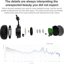 Renkli LED Bluetooth 5.0 Hıfı Stereo Katlanabilir Kulaklık (Siyah)