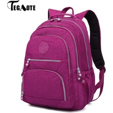 Sırt Çantaları Okul Sırt Çantası Laptop Bagpack Seyahat Çantası, Boyutu: 31X14X42 cm (T0989 Siyah)