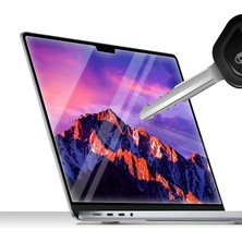 Kızılkaya Apple Macbook Pro 2021 A2485 16 Inç M1 Pro / M1 Max Işlemci Hd Şeffaf Ekran Koruyucu Jelatin