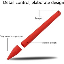 Zsykd Microsoft Surface Pro 5/6 (Mor) Için Stylus Kalem Silika Jel Koruyucu Kılıf