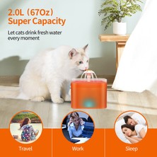 Easy Home Pet Kedi Su Çeşmesi USB Otomatik Kedi Su Sebili Besleyici Köpek Kedi Su Sebili Pet Içme Besleyici (Yurt Dışından)