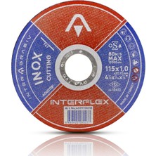 BADEM10 Interflex Inox Metal Kesici Taş Disk 115X1.0X22.23 mm