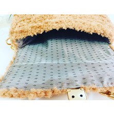 Pink Bag Özel Tasarım Kürklü Çanta 25*18 cm