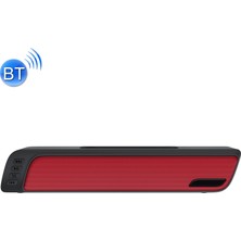 Newrixing NR-7018 Telefon Tutucu ile Açık Taşınabilir Bluetooth Hoparlör, Eller Serbest Arama / Tf Kart / Fm / U Disk (Kırmızı)(Yurt Dışından)