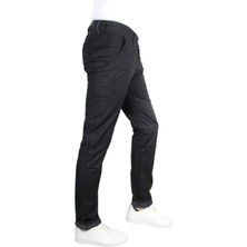 Tom Free Store Erkek Koyu Renk Yan Cepli Likrasız Klasik Ince Kot Pantolon 2281