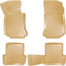 Rizline Mercedes C Serisi W204 2007-2014 3D Bej Havuzlu Paspas