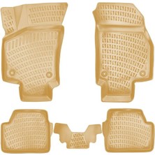 Rizline Opel Astra H 2004 Sonrası 3D Bej Havuzlu Paspas