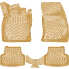 Rizline Seat Ateca 3D Bej Havuzlu Paspas