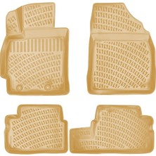 Rizline Toyota Corolla 2006-2012 3D Bej Havuzlu Paspas