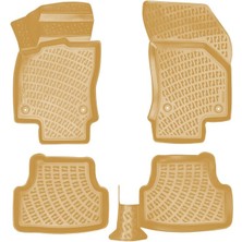 Rizline Volkswagen Golf 7 2013-2020 3D Havuzlu Paspas - BEJ