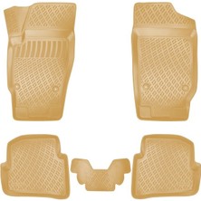 Rizline Volkswagen Polo 6r 2009-2017 3D Bej Havuzlu Paspas