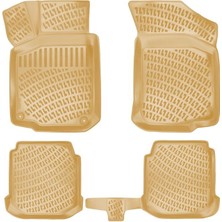 Rizline Seat Leon 1995-2005 3D Bej Havuzlu Paspas