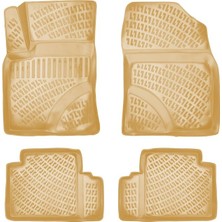 Rizline Toyota Avensis 2009 Sonrası Bej 3D Havuzlu Paspas