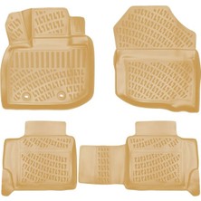 Rizline Honda City 2009-2014 Bej 3D Havuzlu Paspas