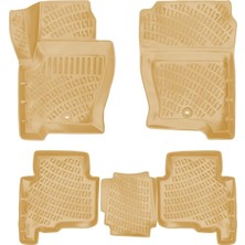 Rizline Land Rover Discovery 2003-2008 Bej 3D Havuzlu Paspas
