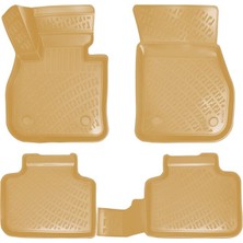 Rizline Bmw X2 F39 2017 Sonrası Bej 3D Havuzlu Paspas