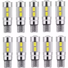 Gürler Oto Aksesuar T10 LED Mercekli Canbus T10 W5W 10 Smd LED Beyaz 2 Adet