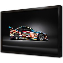 Tablosan Modifiye Edilmiş Spor Araç Çerçeveli Cam Tablo