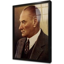Tablosan Atatürk Çerçeveli Cam Tablo