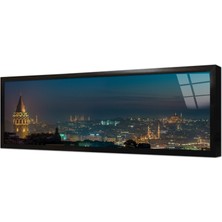 Tablosan Istanbul Galata Kulesi Çerçeveli Cam Tablo