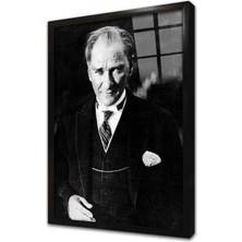 Tablosan Atatürk Çerçeveli Cam Tablo