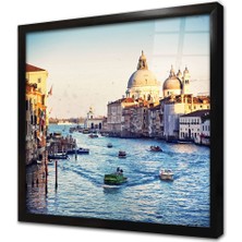 Tablosan Venedik Çerçeveli Cam Tablo