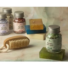 The Soap Factory Okaliptüs Aromalı Banyo Küvet Tuzu 120 g Cam Kavanoz -Mineralce Zengin - Lüks - Detoks Etkili - Evde Spa ve Aromaterapi Etkisi