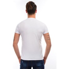 Modaplaza Erkek Slimfit V Yk. K.kl Tshirt 101EY010001