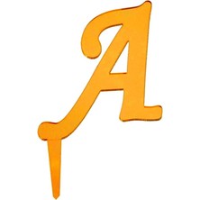 Pastaland Aynalı Pleksi A Harfi