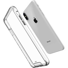 Mobaxaksesuar Apple iPhone Xs Max 6.5 Kılıf Şeffaf Sararmaz Gard Silikon