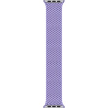 AktarMobile Apple Watch 42 / 44 mm Uyumlu Örgü Solo Loop Kordon Medium (14,7 Cm) Kayış  - Series Se/6/5/4/3/2/1