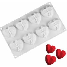 Pastry Planet Silikon Kırık Kalp Çikolata Kalıbı