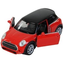 Welly Çek Bırak Metal Mini Cooper Çocuk Araba  Oyuncak 12 cm Kırmızı