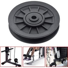 Strade Store 2x Rulman Kasnak Tekerlek Kablo Makinesi Ev Gym Fitness Egzersiz Delik Için 10MM (Yurt Dışından)