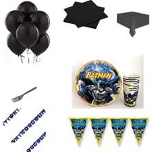 Hayaller Dükkanı 8 Kişilik  Batman Doğum Günü Parti Malzemeleri