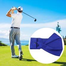 Strade Store Rahat Hafif Golf Havlu Fiber Ağır Karabina Klip Absorbe Ter Havlu Açık Fitness Silin Golf Kulüpleri Accs 51X14CM - Kraliyet Mavi (Yurt Dışından)