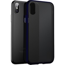 Bikapak Elit Enigma Apple iPhone Xs Max Full Mavi Kapak