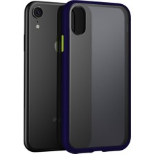 Bikapak Elit Enigma Apple iPhone Xr Mavi Kapak