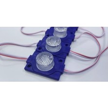 Hazar LED 1.5 Watt Tek Mercekli Modül LED 10'lu 12 Volt Mavi