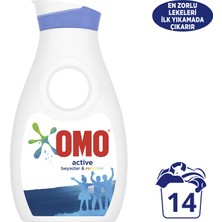 Omo Active Cold Power Beyazlar ve Renkliler için Sıvı Çamaşır Deterjanı 910 ml