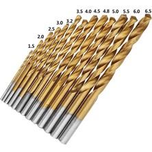 Dtools 13 Adet/takım 1.5 ~ 6.5mm Yuvarlak Şaft Hss Kaplamalı Titanyum Büküm Matkap Ucu Seti Sac Demir Alüminyum Bakır Ağaç Işleme Metal Aracı (Yurt Dışından)