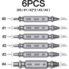 Dtools 6 Adet Hasarlı Vida Çıkarıcı Matkap Ucu Hss Çıkarıcı Matkap Seti Kırık Hız Çıkışı Cıvata Çıkarıcı Cıvata Saplama Sökücü Aracı (Yurt Dışından)