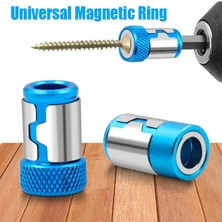Dtools 6 Adet Evrensel 1/4 "6.35MM Manyetik Halka Alaşım Manyetik Halka Tornavida Ucu Korozyon Önleyici Güçlü Mıknatıslayıcı Matkap Ucu (Yurt Dışından)