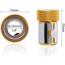 Dtools 6.35MM Evrensel Manyetik Halka Alaşım Manyetik Halka Tornavida Uçları Korozyon Önleyici Güçlü Mıknatıslayıcı Matkap Ucu Manyetik Halka (Yurt Dışından)