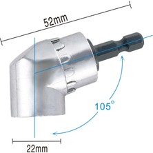 Dtools 105 Derece Açılı Tornavida Seti Soket Tutucu Adaptörü Ayarlanabilir Uçlar Matkap Ucu Açılı Tornavida Aracı 1/4 Inç Altıgen Uçlu Soket (Yurt Dışından)