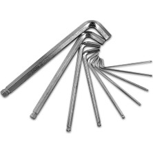 Dtools 9 Adet/takım Anahtar Tork Anahtarı Kiti Dayanıklı Takviyeli Sertleştirilmiş Metrik Top Uçlu Altıgen Alyan Anahtarları El Aletleri Kalite (Yurt Dışından)