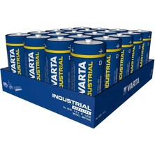 Varta Endüstriyel Alkalin D Boy Pil 20 Adet
